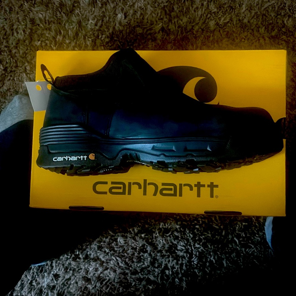 Carhartt composite to electrical hazard boots.